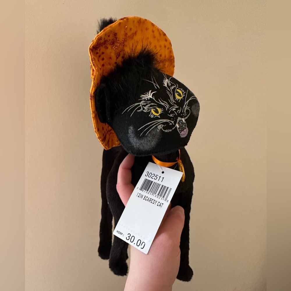 NWT 2011 Halloween Annalee Black Cat